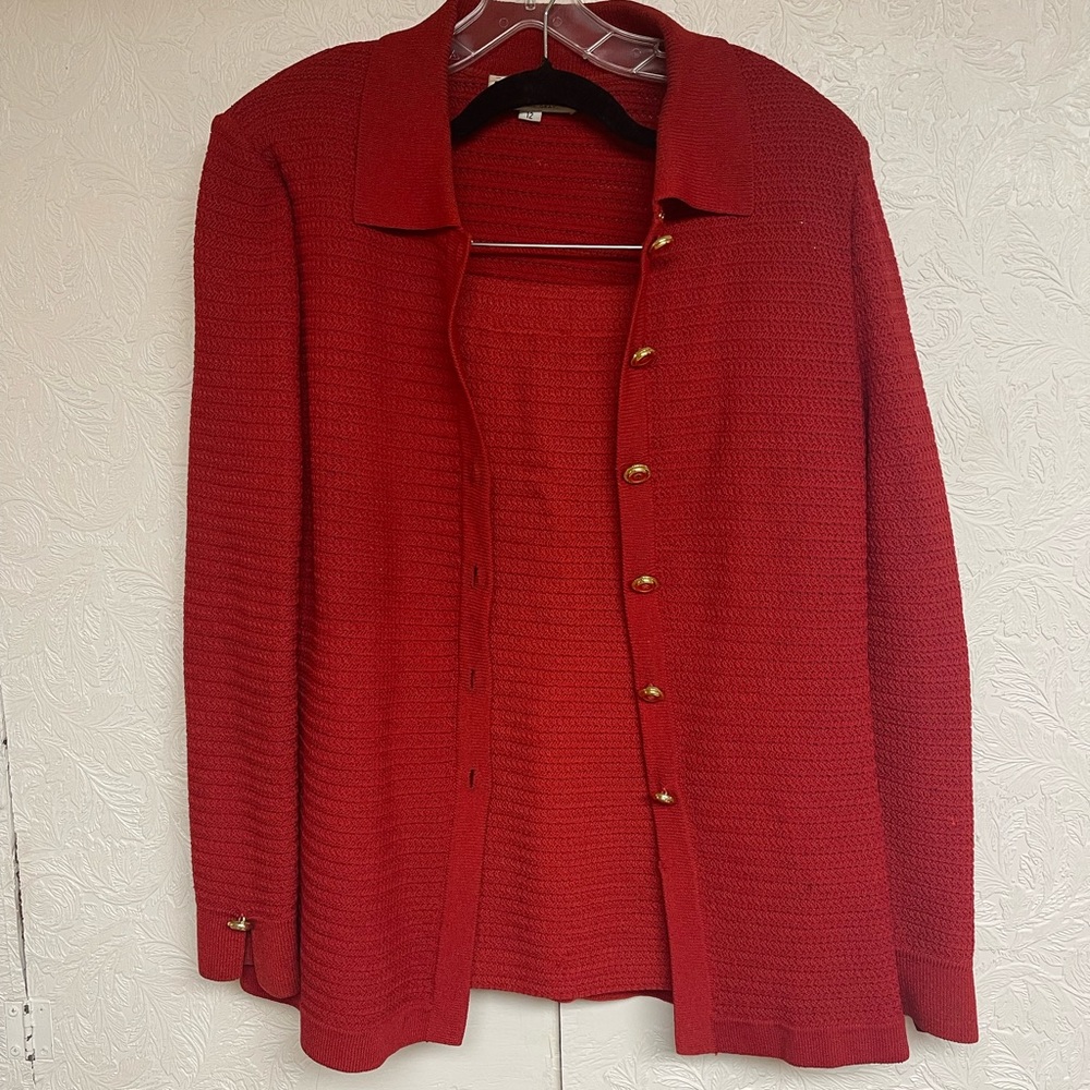St John Knit 2 pc suit